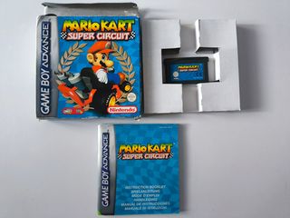 Juego Mario Kart Super Circuit nintendo gba pal