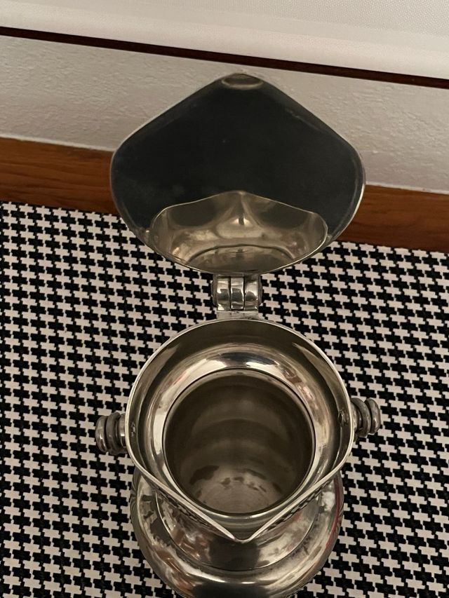 Jarra terneros antigua plata