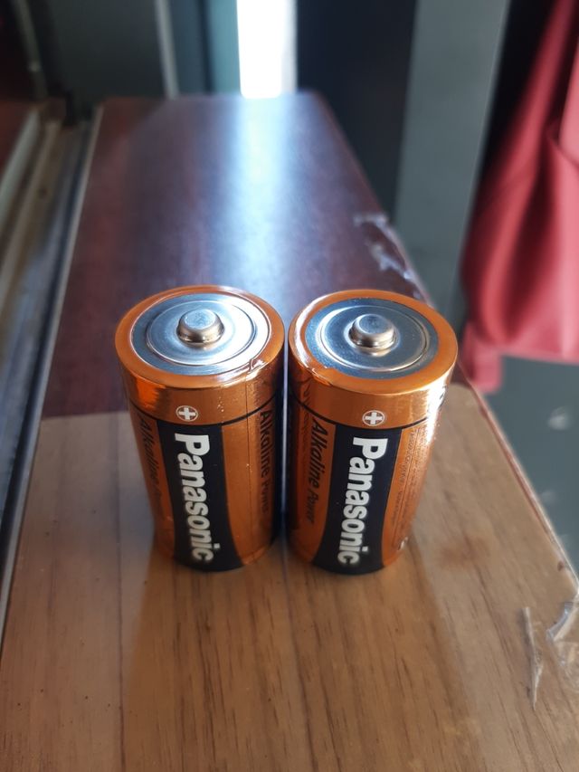 Batterie Panasonic di tutte le dimensioni.