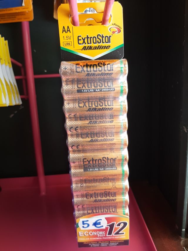 Batterie Panasonic di tutte le dimensioni.