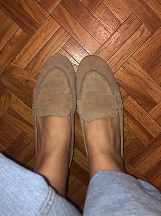 Mocasines Glo ante tostado