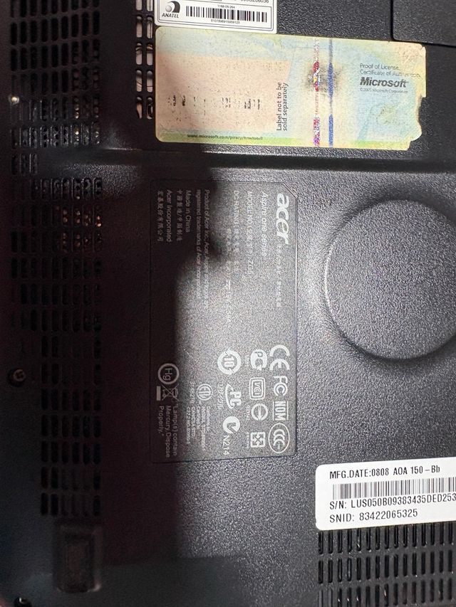 Portátil Acer Aspire One - Azul