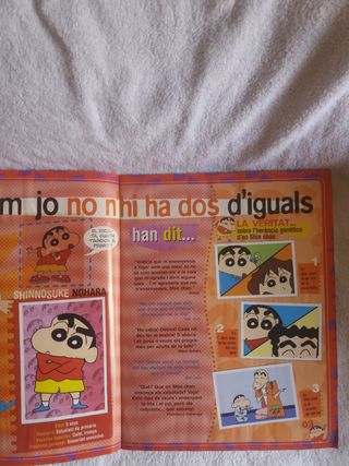 ÁLBUM CROMOS COMPLETO CROMET SHIN CHAN PANINI
