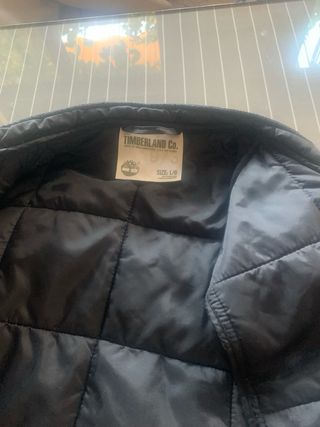 Chaleco Timberland negro acolchado