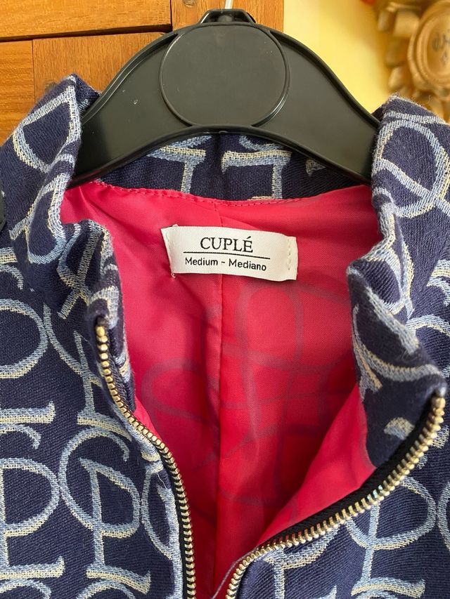 Vestido vaquero estampado Cuplé