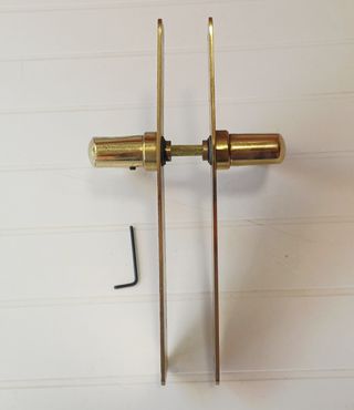 Manetas puerta latón macizo