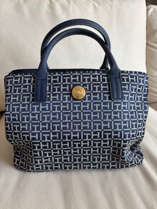 Bolso Tommy Hilfiger Azul y Blanco