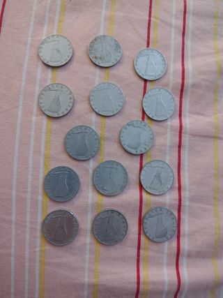 14 Monete 5 Lire Italia 1954