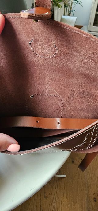 Bolso rociero de cuero