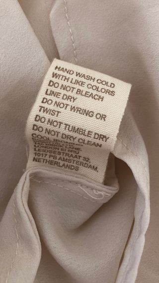 Vestido Anthropologie beige XS