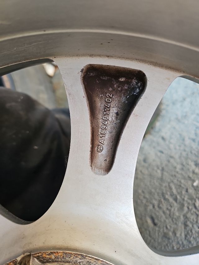 Llantas mercedes clase a 169 en 17