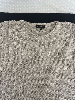 Jersey MORGAN DE TOI gris Chica XS-S como nuevo