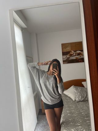 Jersey MORGAN DE TOI gris Chica XS-S como nuevo