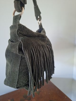 Bolso ante flecos