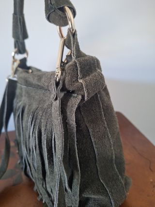 Bolso ante flecos