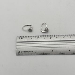 Pendientes oro blanco 18kt con diamantes