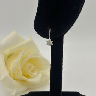 Pendientes oro blanco 18kt con diamantes