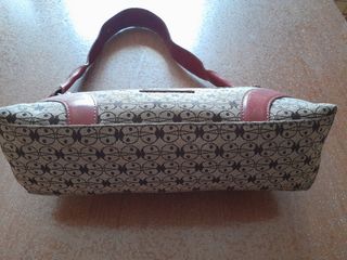 Coccinelle borsa a tracolla beige e rosa antico