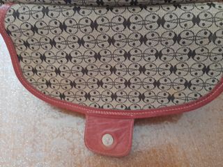 Coccinelle borsa a tracolla beige e rosa antico