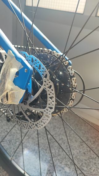 Bicicleta Riverside 900 azul metalizado
