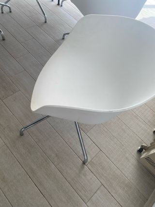 Mesa cristal 6 sillas - 180x100cm - 280*100+crista
