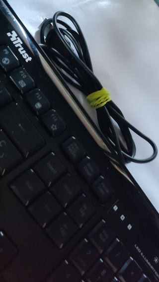 TECLADO TRUST 17369 ELIGHT LED ILUMINADO 
