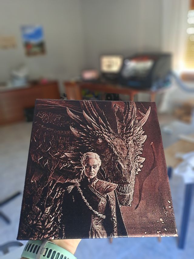 Daenerys Targaryen Quadro. Dipinto su tela