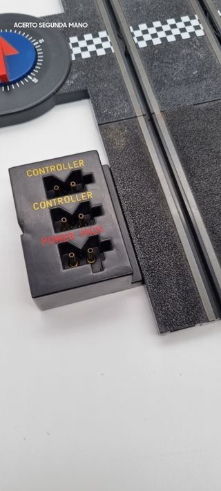 CUENTA VUELTAS SCALEXTRIC COMPACT + PISTA Y FUENTE