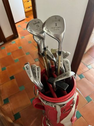 Bolsa golf Spalding + palos Boomerang