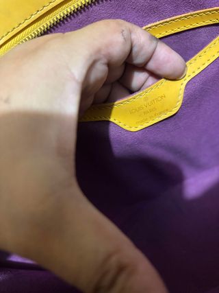 Bolso Louis Vuitton Saint Jacques Epi Amarillo