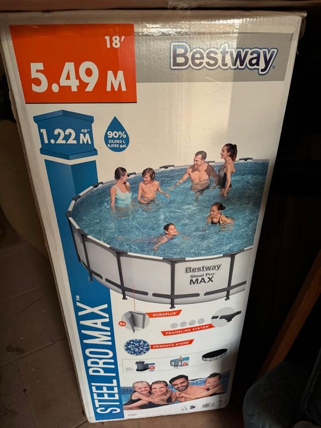 Piscina Bestway Steel Pro Max 5.49m
