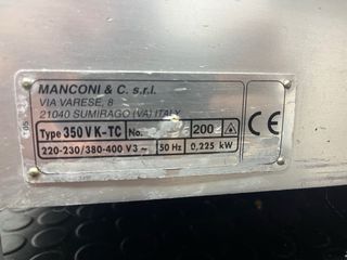 Cortadora de fiambres profesional Manconi 350 VK-T