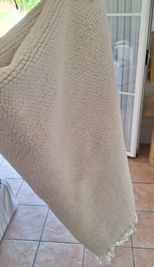 Alfombra algodón beige