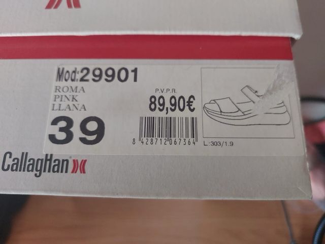 Sandalias Callaghan Plataforma Mujer sin estrenar.