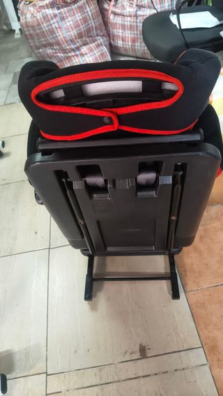 Silla coche bebé - roja y negra