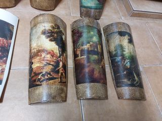 10 Tejas Decorativas Vintage