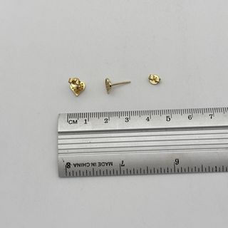 Pendientes corazón oro 9kt