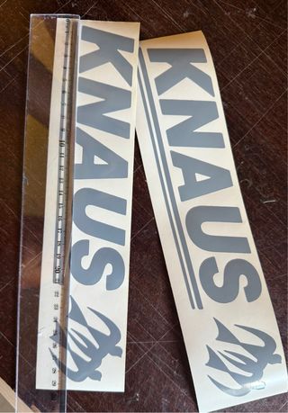 Vinilo Knaus autocaravana