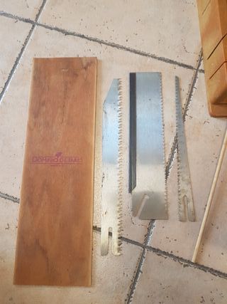 Hojas sierra marquetería Domino