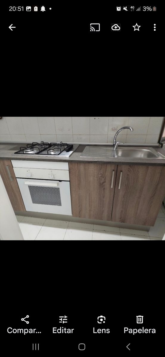 Muebles cocina - Gris y Blanco