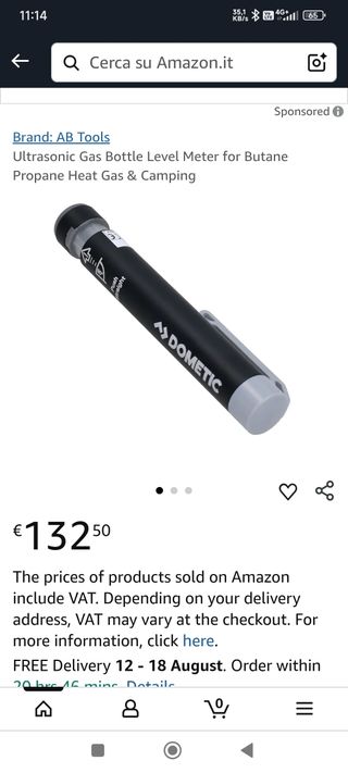 Misuratore Livello Gas Dometic