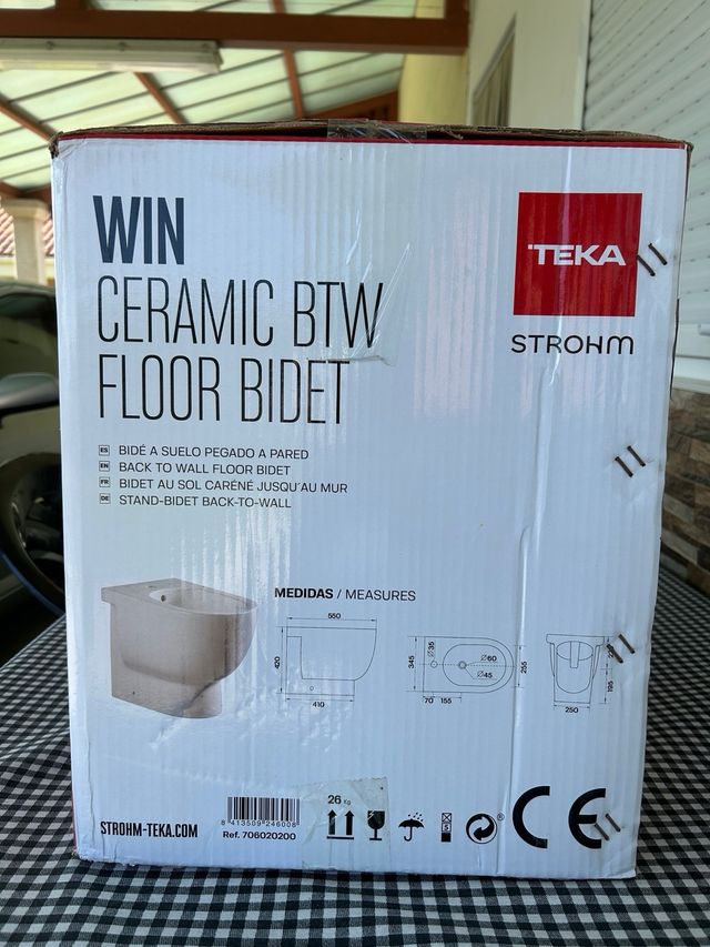 1 Bidé TEKA Win Cerámica BTW