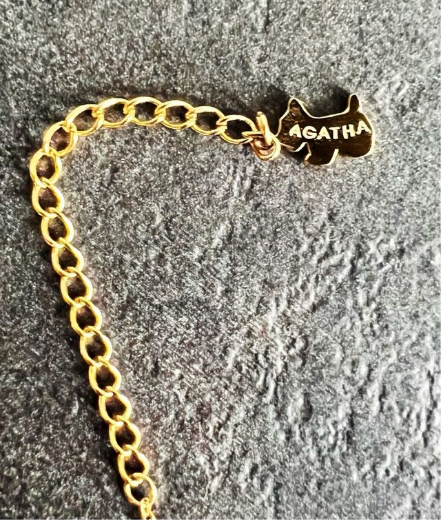 Colgante Agatha Paris baño oro Torre Eiffel