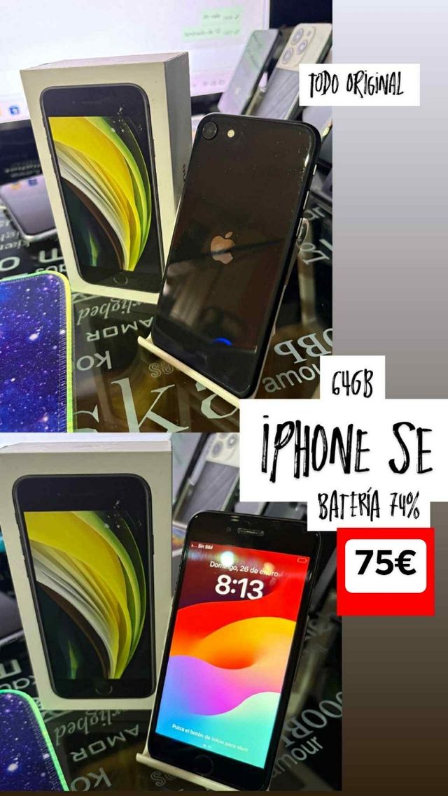 iPhone SE 64GB - Negro