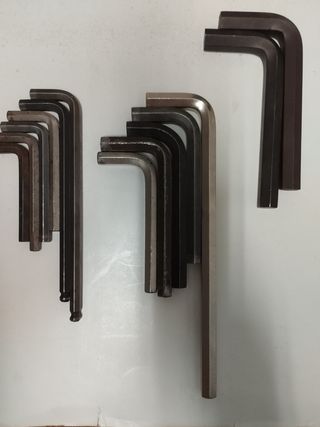 Juego de llaves Allen métricas