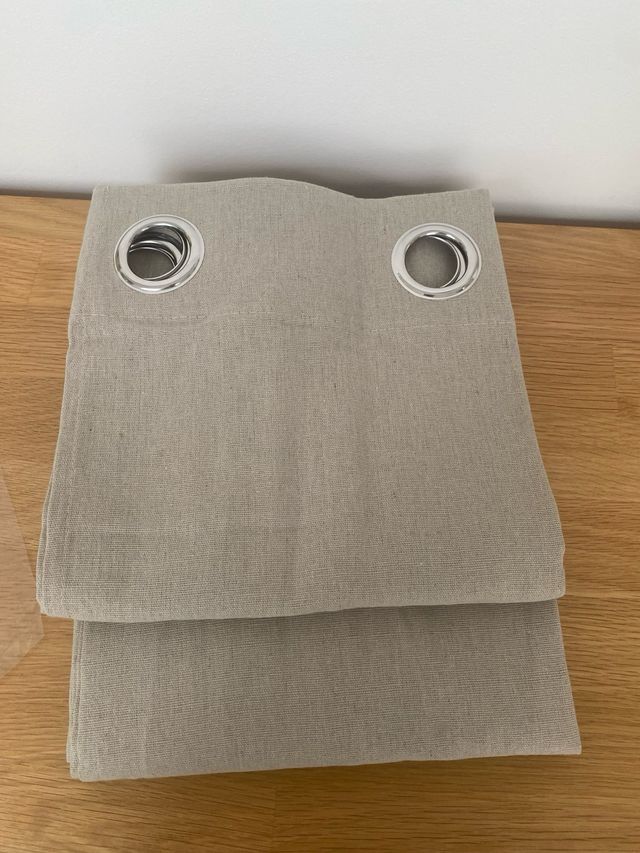 Cortina lisa  beig-gris | Nueva