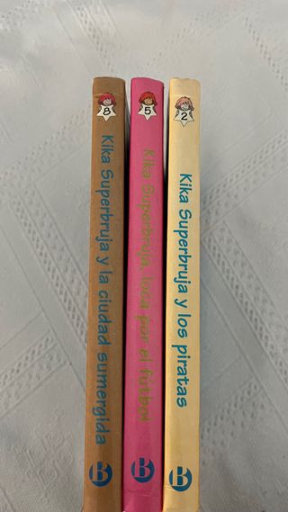 Libros 2, 5 y 8 de Kika superbruja. Nuevos