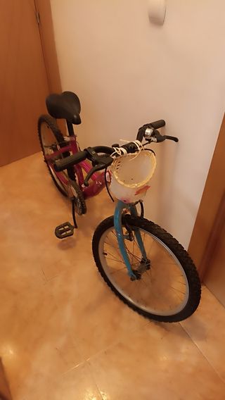 Bicicleta niña c/cesta - 20" 