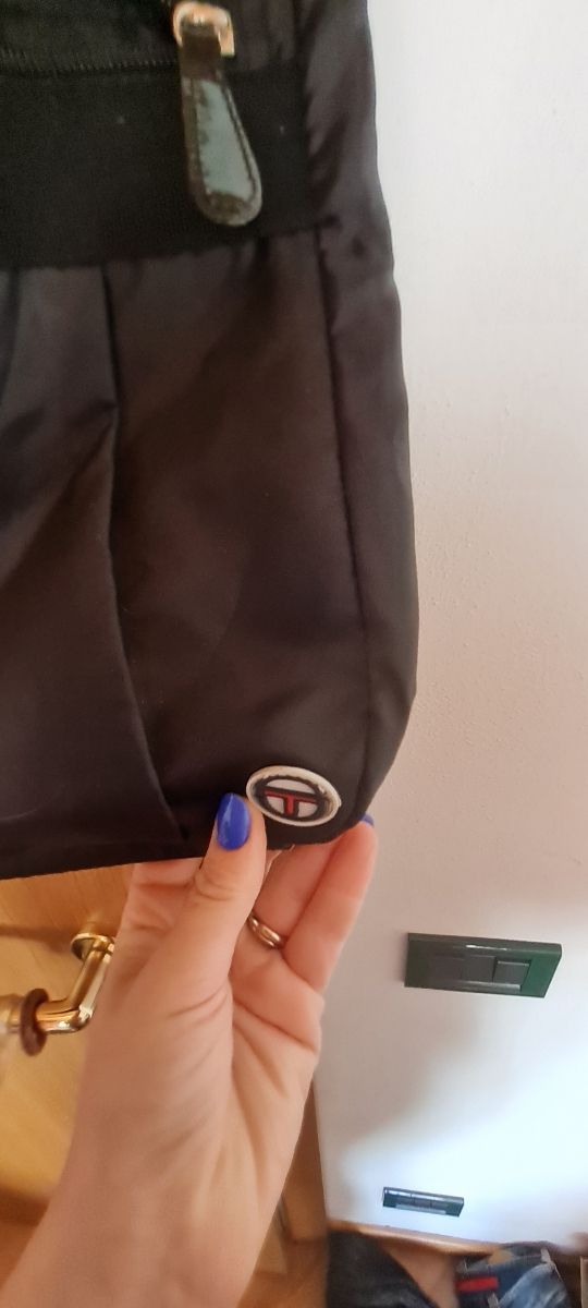 Borsa a tracolla Sergio Tacchini nera