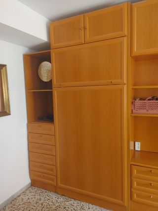 Armario cama madera - Mueble almacenaje



